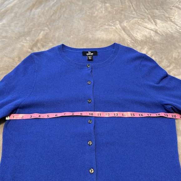 NWOT Lands’ End 100 percent cashmere sweater, cardigan, size Medium/Tall (M/T) - Picture 3 of 4